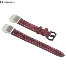 8 цветов Ретро кожа заменить ремешок для Fitbit Alta/Fitbit Alta HR Браслет вспомогательные с металлической QIY18 DES