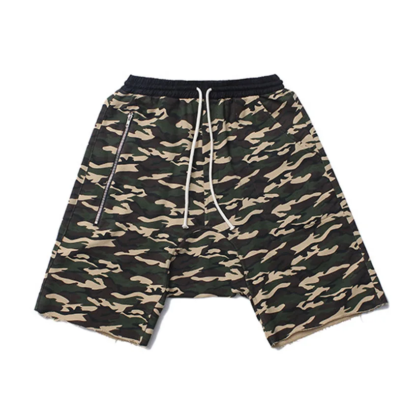 Buy Mens Hip Hop Fashion Short Men Military Camouflage