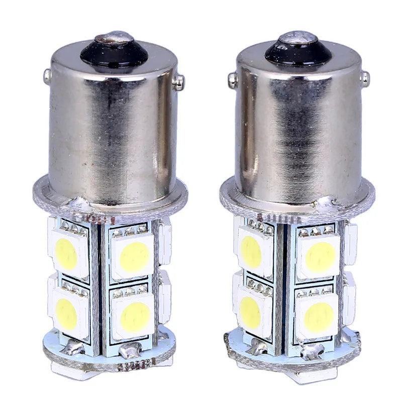 2 шт. 1141 1073 дневные ходовые огни 12 V Белый 1156 BA15S P21W S25 7506 светодиодные лампочки 13 SMD