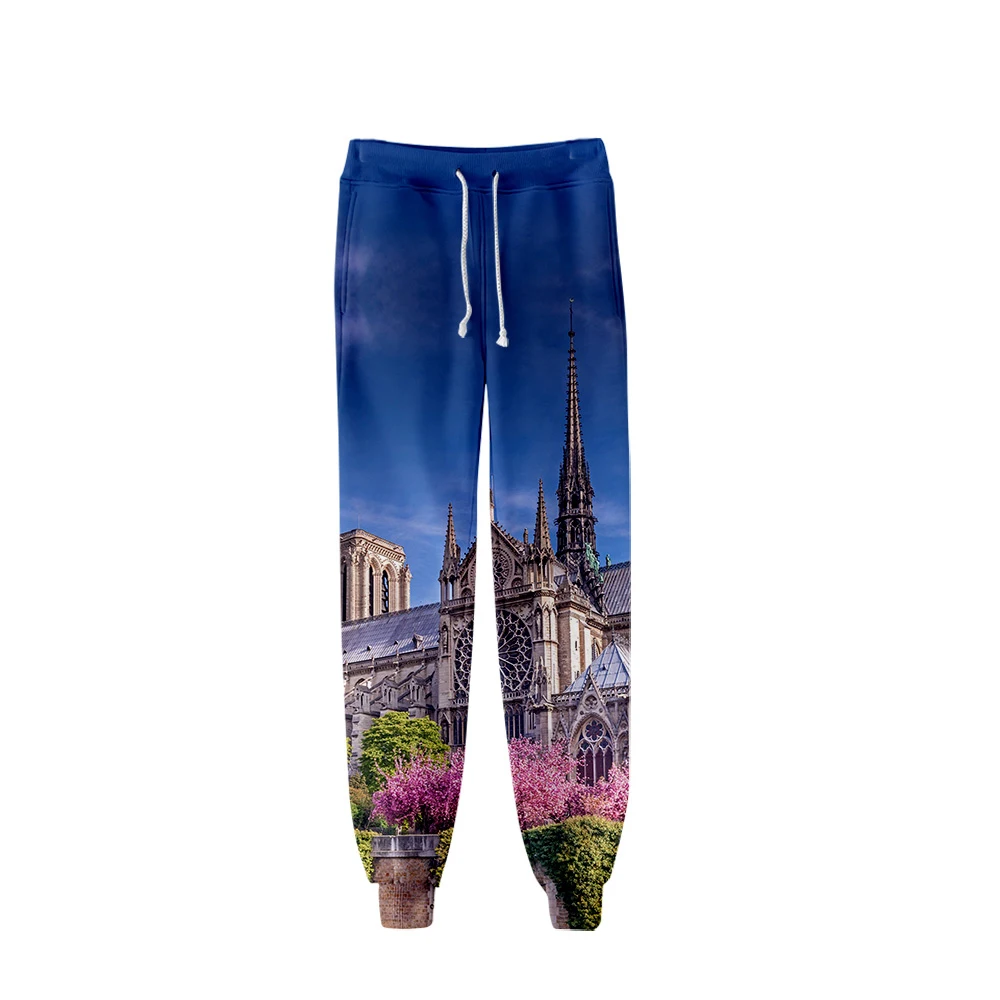 

2019 NEW popular Notre Dame de Paris pants high quality jogging sports pants trousers trend comfortable casual pants