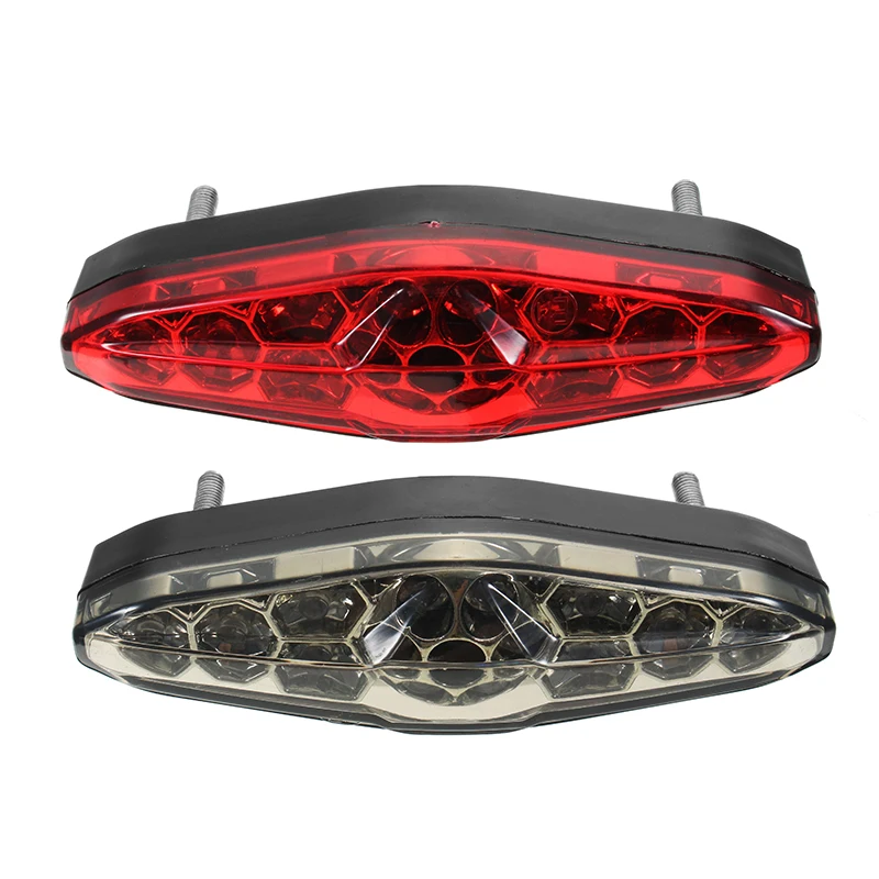 15 LED Motorcycle Tail Rear Light Stop Running Light Waterproof 12V