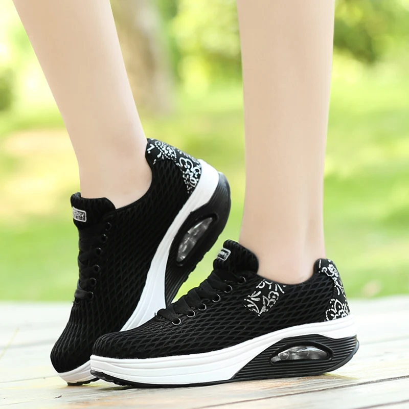 Más el tamaño 41 Tenis Feminino 2019 luz suave zapatos deportivos zapatos Tenis de las mujeres zapatos de mujer zapatos estabilidad atléticos zapatillas de deporte caliente zapatillas barato