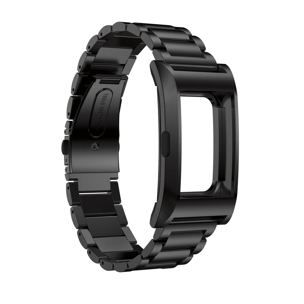 2017 Luxury Stainless Steel Smart Watch Band+Metal Frame Milanese Magnetic Bracelet Wrist Strap For Fitbit charge 2 | Наручные часы