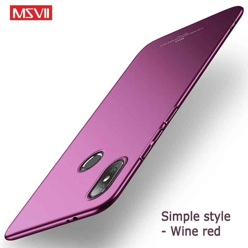 MSVII For Xiaomi Mi 6 X Case Cover Slim Frosted Cases For Xiaomi Mi6 Case Xiomi Mi A2 Hard PC Cover For Xiaomi Mi 6X Mi6X Cases