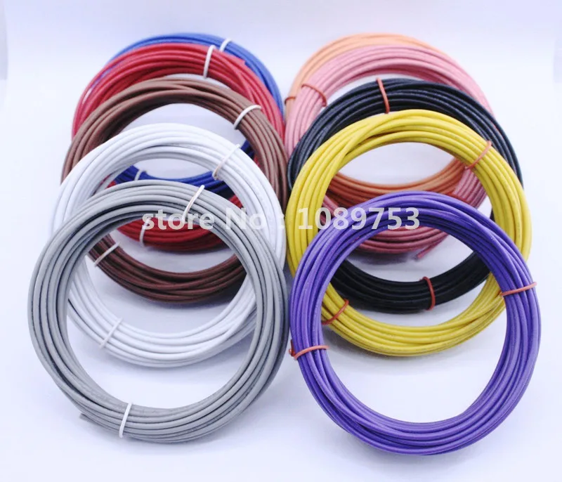 5 Meters 24awg UL1007 Electronic Wire 1.4mm PVC Electronic Wire