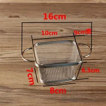 Кухонный инструмент 304 из нержавеющей стали жареные пельмени корзина для вещей картофель фри круг масло СИТО ДУРШЛАГ и фильтр