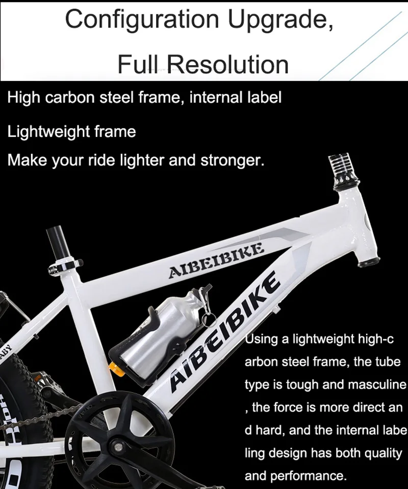 Best Mountain Bike Students Adult Speed Change Two-Disc Brake Shock Absorber 20-Inch Mountain Bike 0