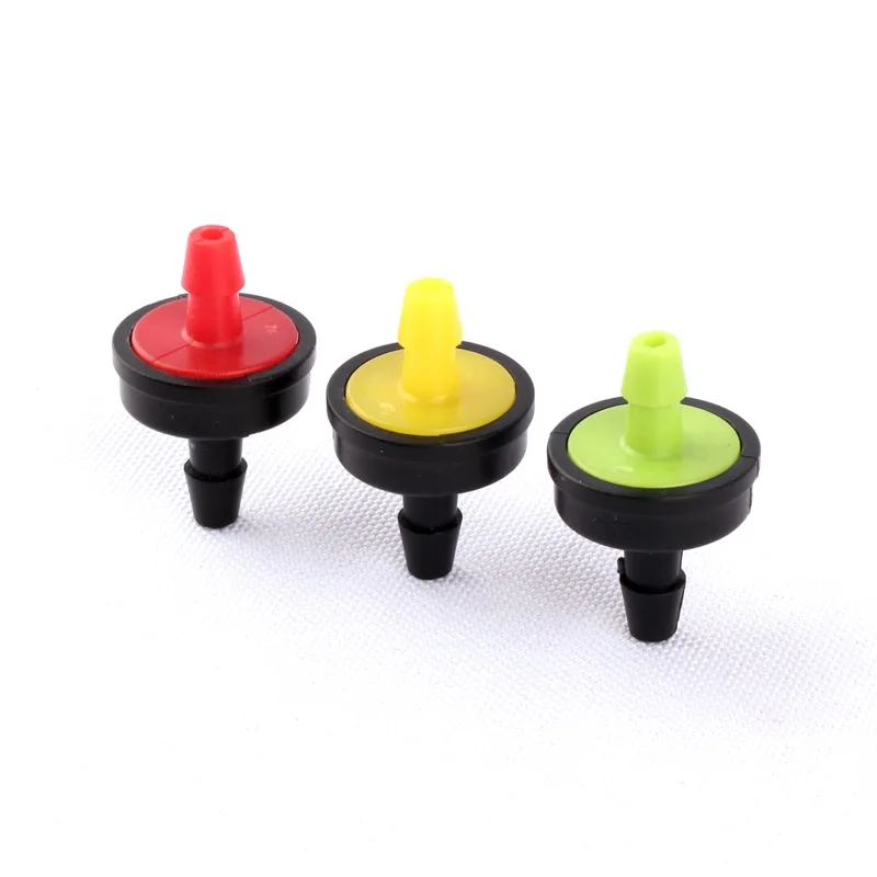 

50pcs Flow 10L 20L 30L Pressure Compensating Emitter Self-cleaning Durable Drip Irrigation Water Regulator Pipe Hose PC Dripper