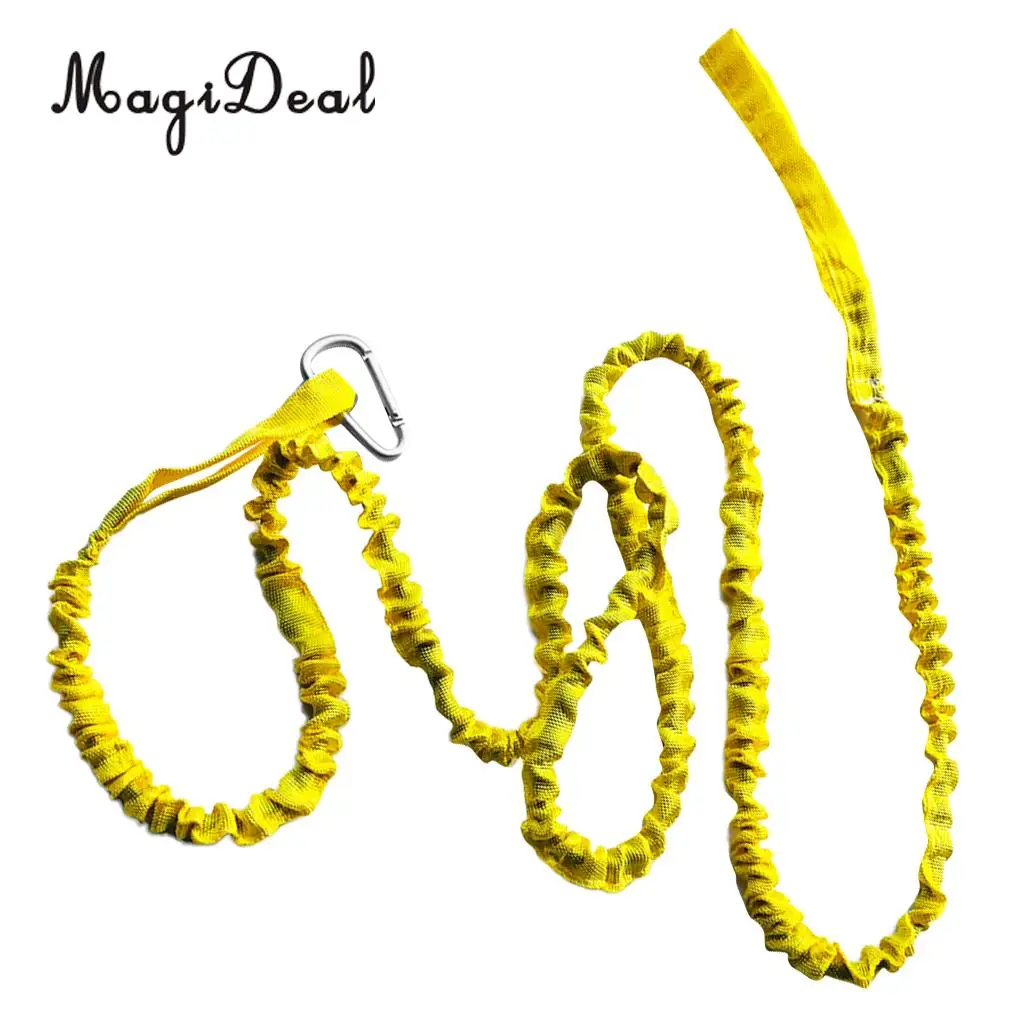 Durable SUP Kayak Paddle Leash Fishing Rod Holder Lanyard Tether with Clip for Dinghy Canoe Boat Surfboard Equipment Accessor