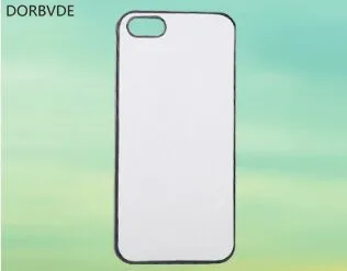 

2D Sublimation Case For iPhone 5 5s se Coque Hard Plastic Back Cover With Blank Metal Insert Heat Transfer DIY Funda 200pcs