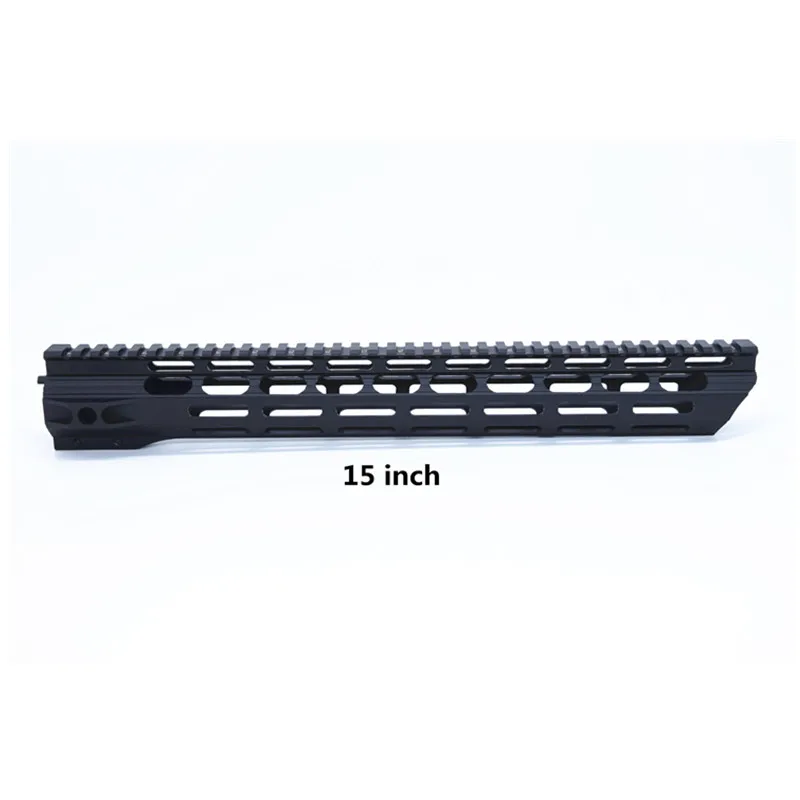 AR-15 тонкий свободный поплавок mlok MLOK handguard 7 10 12 15 дюймов ствольная накладка Пикатинни рейку кронштейн для M4 M16 5,56 винтовка - Цвет: 15 inch