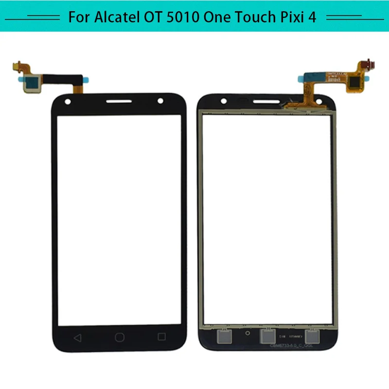 5 шт. сенсорный экран дигитайзер сенсор для Alcatel Pixi4 (5) 3G 5010D 5010E 5010G 5010S 5010X|touch screen