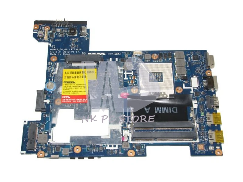 QIWG5_G6_G9 LA-7982P Main Board For Lenovo G480 Laptop Motherboard HM77 DDR3