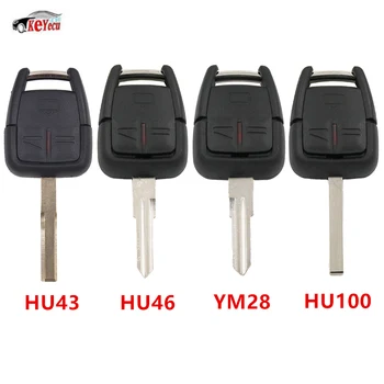 

KEYECU Remote Car Key 3 Button 433MHz Transponder ID40 Chip for Vauxhall Opel Vectra Zafira Part #24424728 HU43/YM28/HU46/HU100