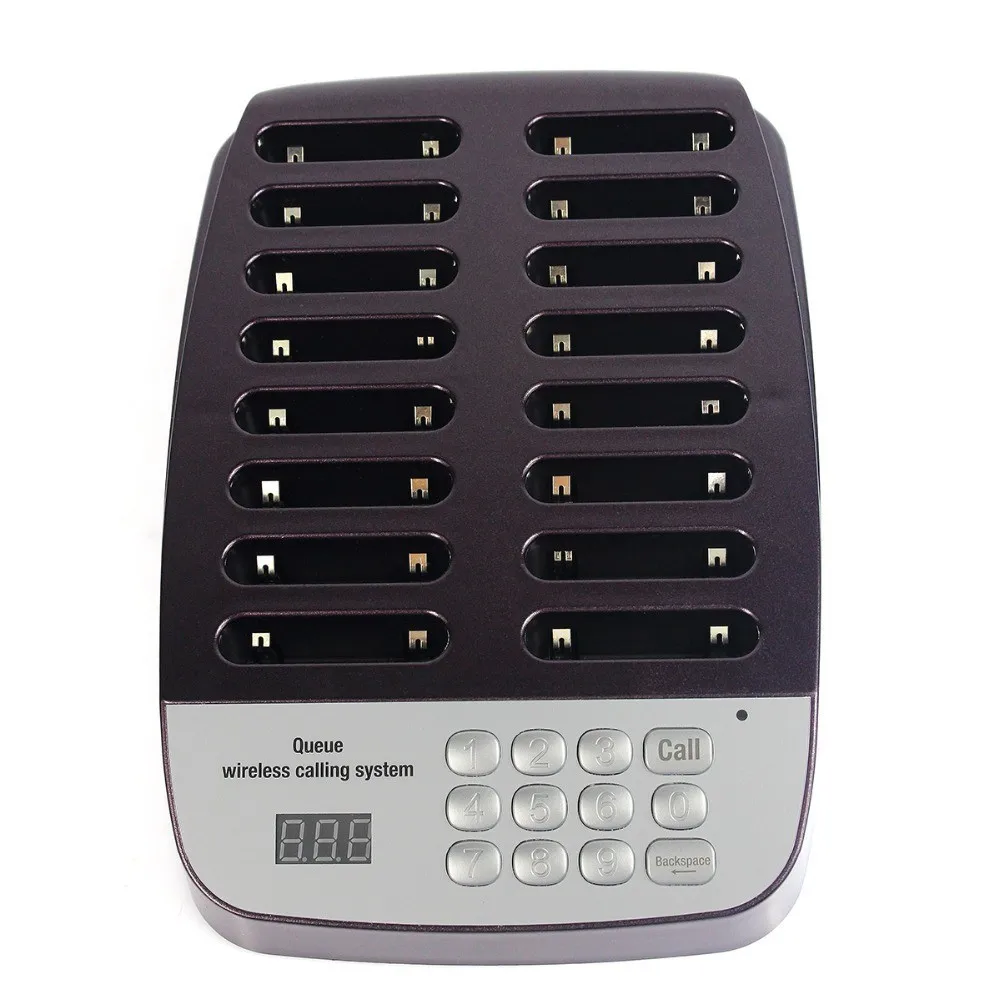 999-Channel-Restaurant-Pager-Guest-Wireless-Paging-Queuing-System-16-Call-Coaster-Pagers-Restaurant-Equipments-F4417D