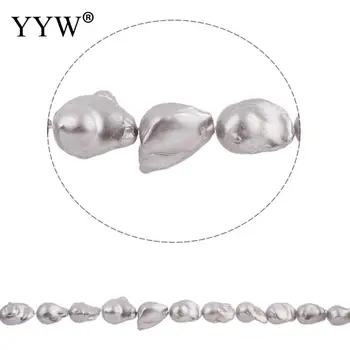 

Cultured Freshwater Nucleated Pearl Beads Keishi grey 15-18mm Approx 0.8mm Sold Per Approx 16.5 Inch Strand