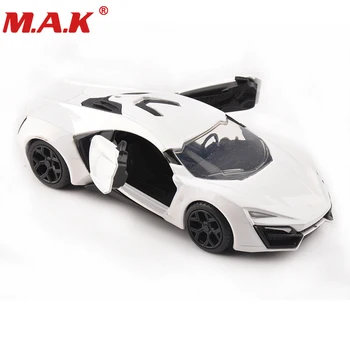 

kids toys Jada 1/32 diecast white Lykan hyper sport vehicle street racing car toys children collection diecasts