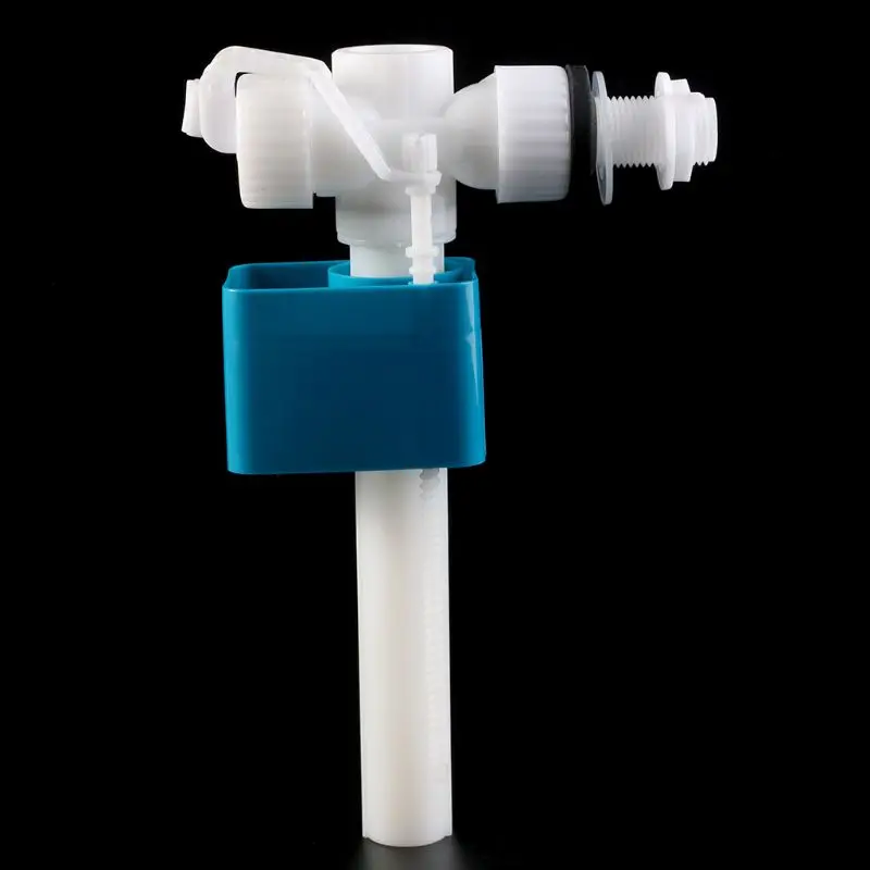 Pro боковой входной впускной клапан 1/" подключение для резервуара латунный хвостовик одиночный поплавок синий и белый