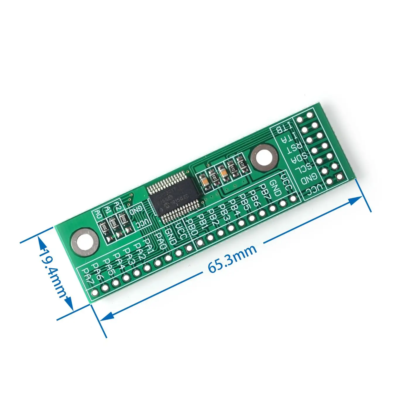 MCP23017 igc интерфейс 16 бит I/O Модуль расширения, штыревая панель плата IIC к GIPO конвертер 25mA1 привод питания для Arduino и C51