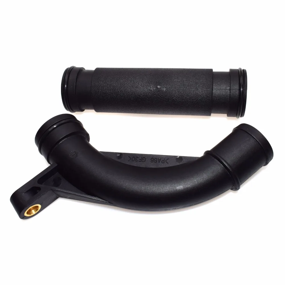 ISANCE 2PCS Thermostat Engine Coolant Pipe & Straight Pipe PEP103270 PEP101970 For Land Rover Freelander 2002 2003 2004 2005