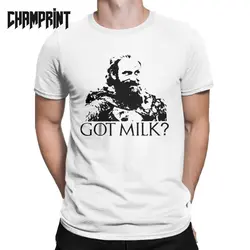 Игра престолов Milk Tormund футболка для мужчин Giantsbane Giant's Milk 100% хлопок тройники футболки с коротким рукавом Плюс Размер Топы