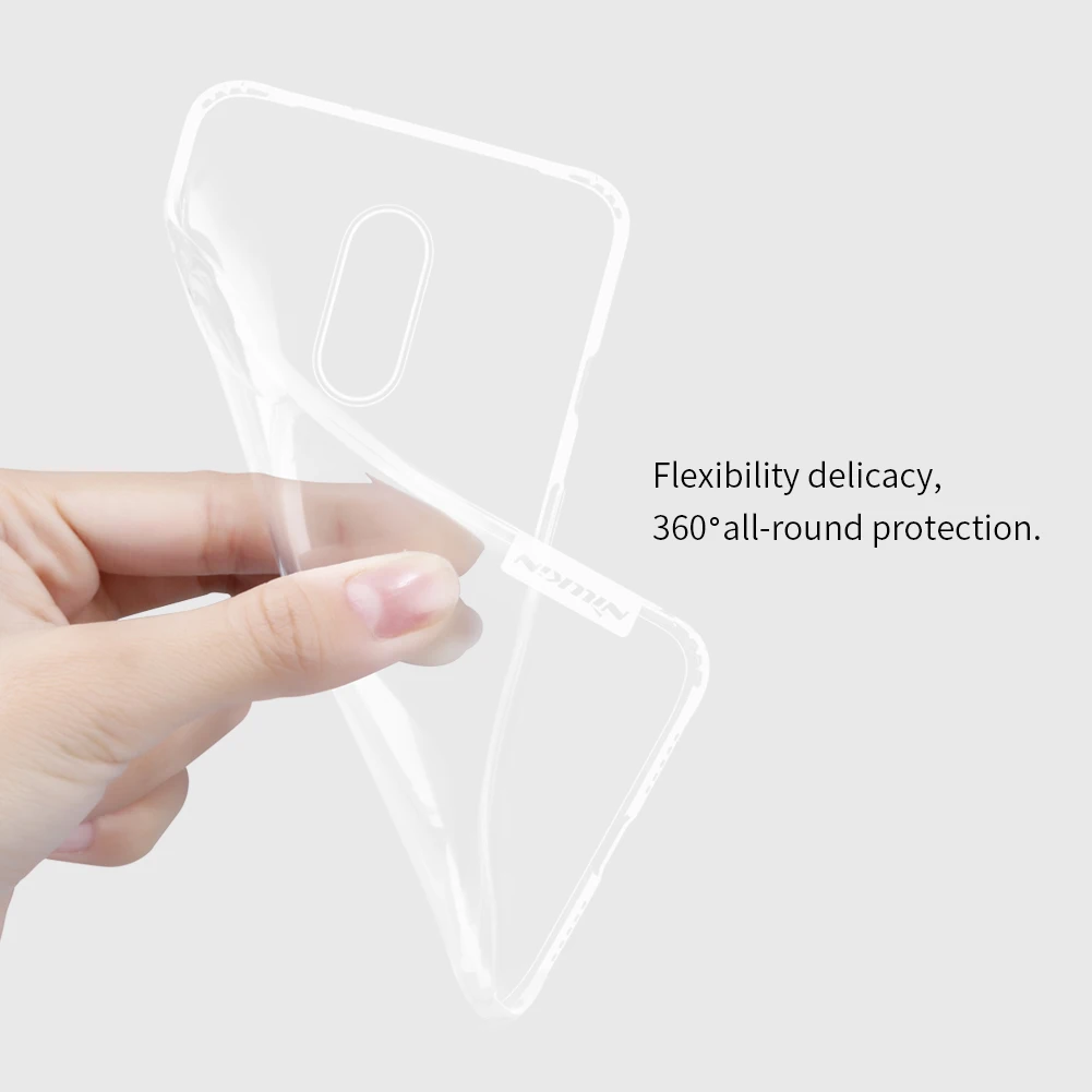 Для OnePlus 7 чехол Nillkin прозрачный ТПУ Fundas чехол Ультратонкий Мягкий силиконовый край Защитная задняя крышка Coque телефонные чехлы