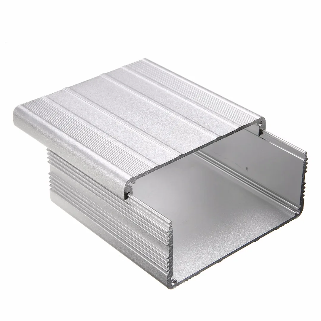 1pc Aluminum Enclosure Case Silver DIY Electronic Project PCB Instrument Box Mayitr 100x100x50mm