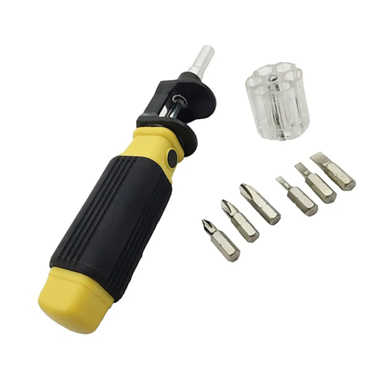 

360 Magnetic Screwdriver 6 in 1 Multi-Function Steel Rotary Screwdriver Set twist rotary handle type 6 common bits Screw Tool