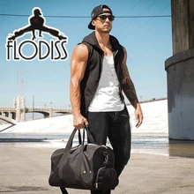 FLODISS Brand Running Vest 2018 Men Solid Cotton Sport Tank Jogging Training Sleeveless Zip Hoodies Gym Fitness Top with Pockets