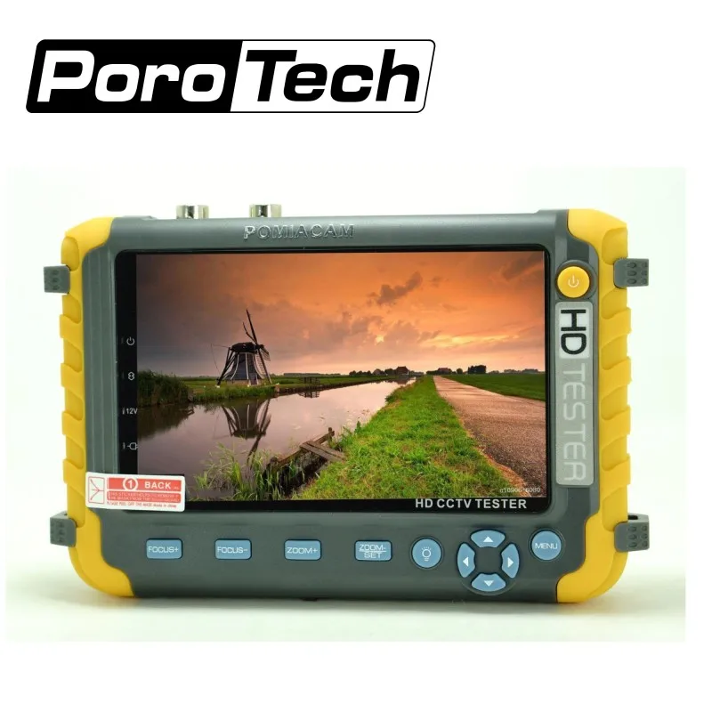 NEW Professional 5INCH IV8W 5MP Camera Tester AHD TVI 4MP CVI Analog Security CCTV Tester Monitor VGA HDMI UTP Cable Test