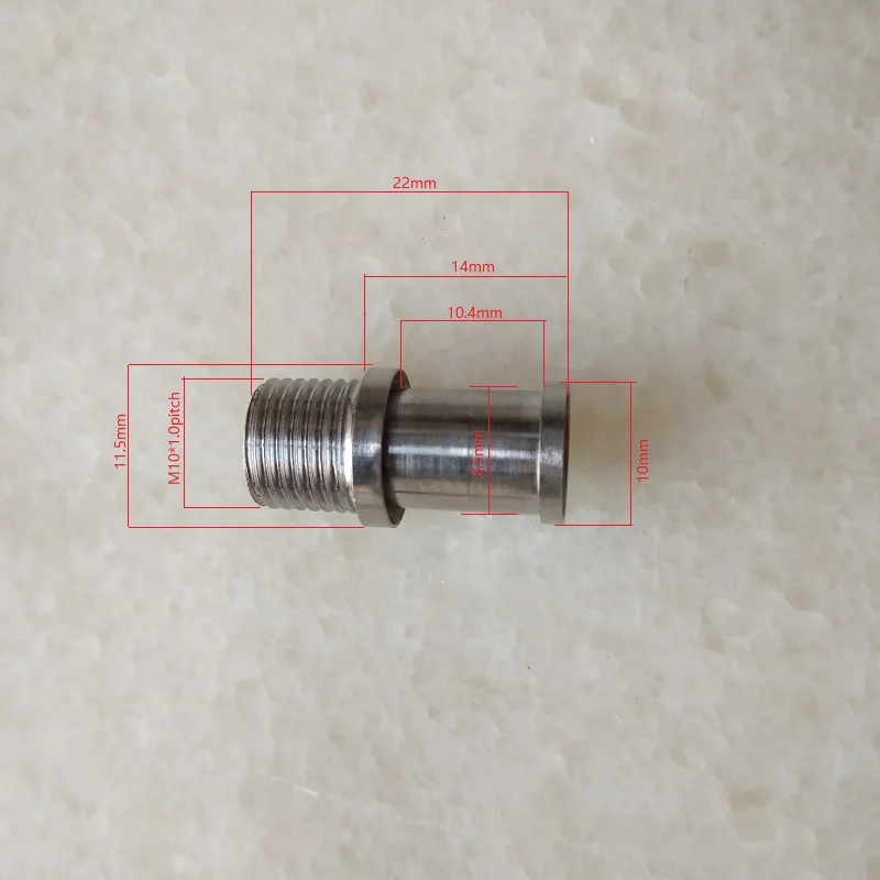 G4 металлический корпус с M10 одинарным кольцом полые трубки с наружной резьбой можно подключить к G4 лампа база аксессуары для освещения