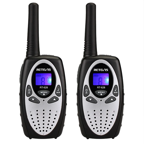 4 шт. Мини Walkie Talkie для детей 4 цвета Retevis RT628 0,5 Вт UHF PMR446 ЖК-дисплей Дисплей Портативный любитель двухстороннее игрушечные рации