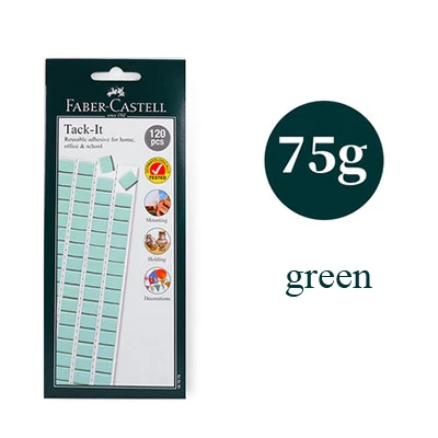 75g-green Книги по искусству Tack-It многоцелевой клей палочки пластилина съемный Многоразовые нетоксичные книги по искусству инструмент Sticky Tip фиксатор глина Пластилин «сделай сам» - Цвет: 75g-green
