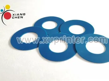

100 PCS HD Blue Rubber Sucker Size 32*15*0.5