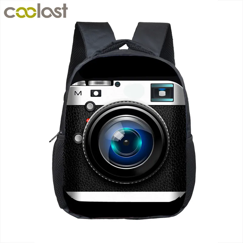 Us 10 97 39 Off Funny Camera Printing Mini Backpack Kids Kindergarten Bag Children School Bags Boys S Toddler Backpacks Baby Diaper In
