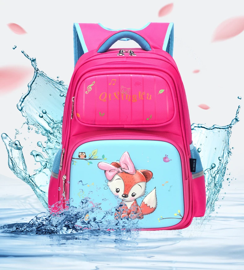 Boys/girls Waterproof school Backpack Children's Backpack Casual Orthopedic lighten the burden of school Bags