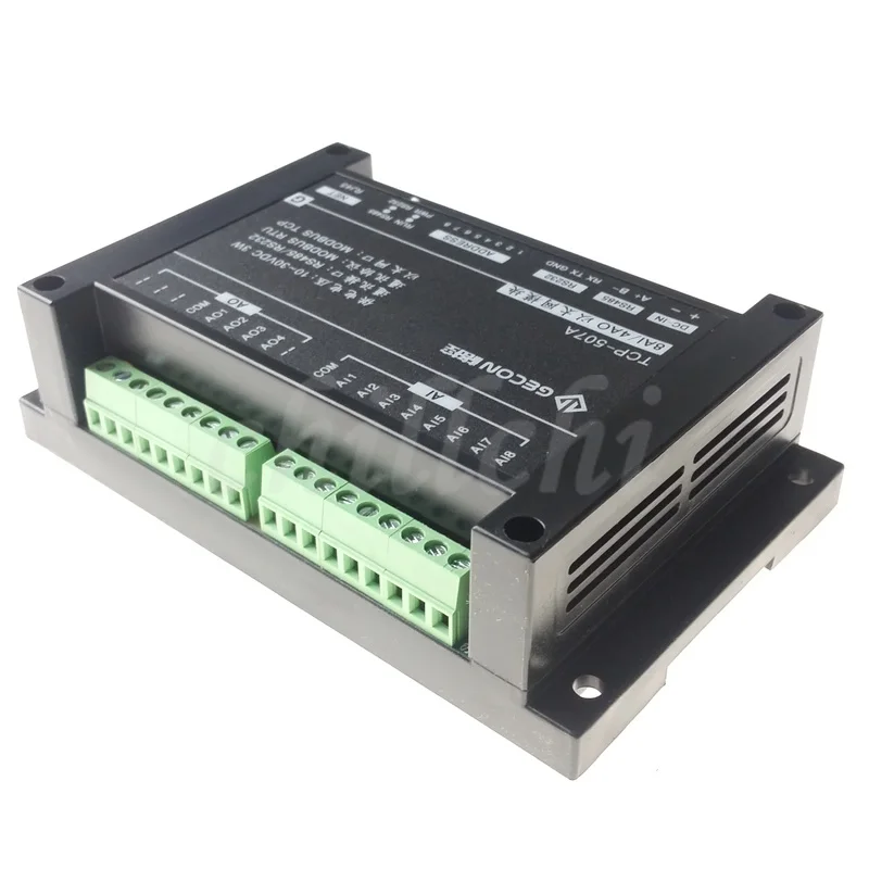 8AI4AO аналоговые входные и выходные модуль Ethernet RS485 RJ45 232 интерфейс Modbus контроллер