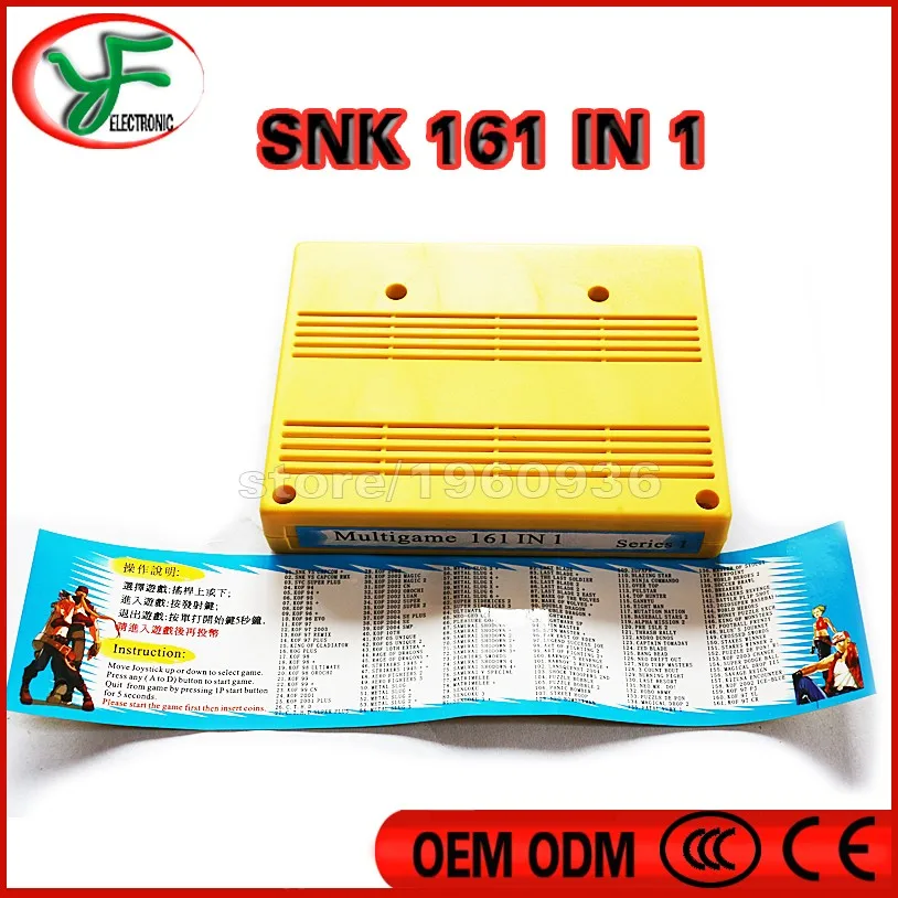 SNK neo geo mvs 161 в 1 картридж для мультиигр JAMMA аркадных игр монет толкатель аркадная