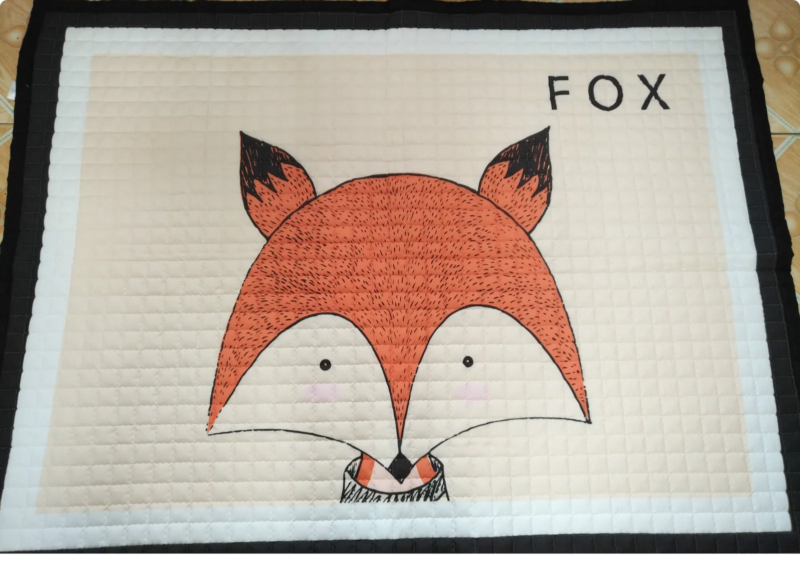 

Big Size A little flawed Fox Baby Play Mats Pad Toddler Kids Crawling Blanket 150cm*195cm Carpet Rug Toys Children Room Decor .