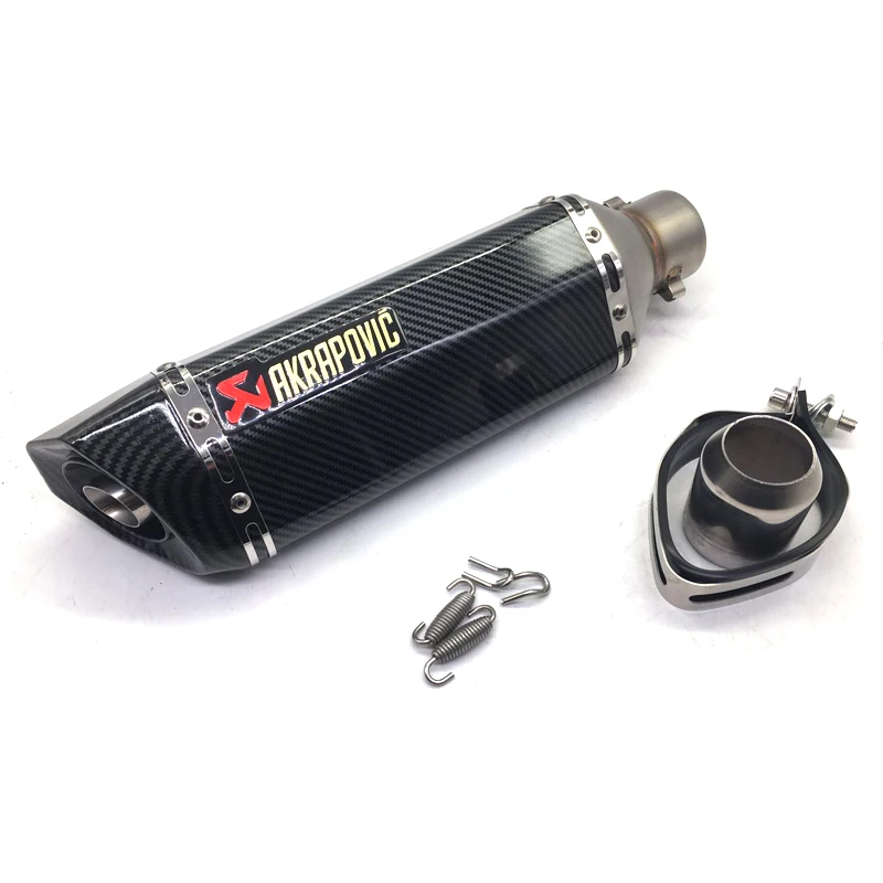

Universal Akrapovic exhaust motorcycle muffler escape moto with db killer Exhaust Systems for honda benelli msx125 nmax EP01-YT