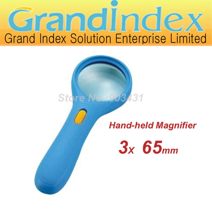 Hand held Magnifier 9986A with 3X Magnification and 65mm Diameterin