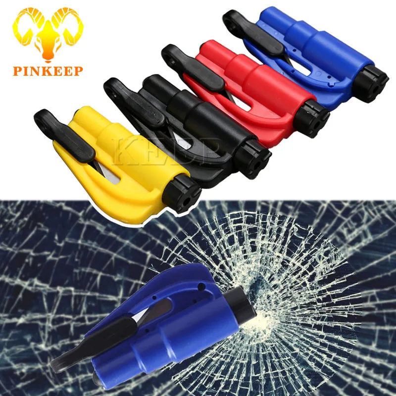 

Car Keychain Keyring Emergency Escape Rescue Tool Glass Window Breaking Safety Hammer Seat Belt Cutter Key Ring Chain For BMW VW