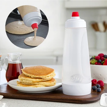 

Mixer Manual Batter Stir Bottle Shaker Bottle Dispenser Muffin Pancake Batter Home-use Cake Baking Tools Flour Mixing Tool 1pcs