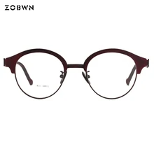 Круглые очки, супер тонкие оправа, очки, женские очки, модные очки, оптические очки oculos femininos, модные стильные женские очки