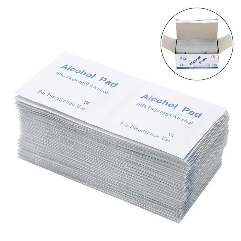 

Disposable Alcohol Wipe Pad Disinfection Cotton Pad First Aid Necessary Cotton Pads Makeup Tools Blotting Paper