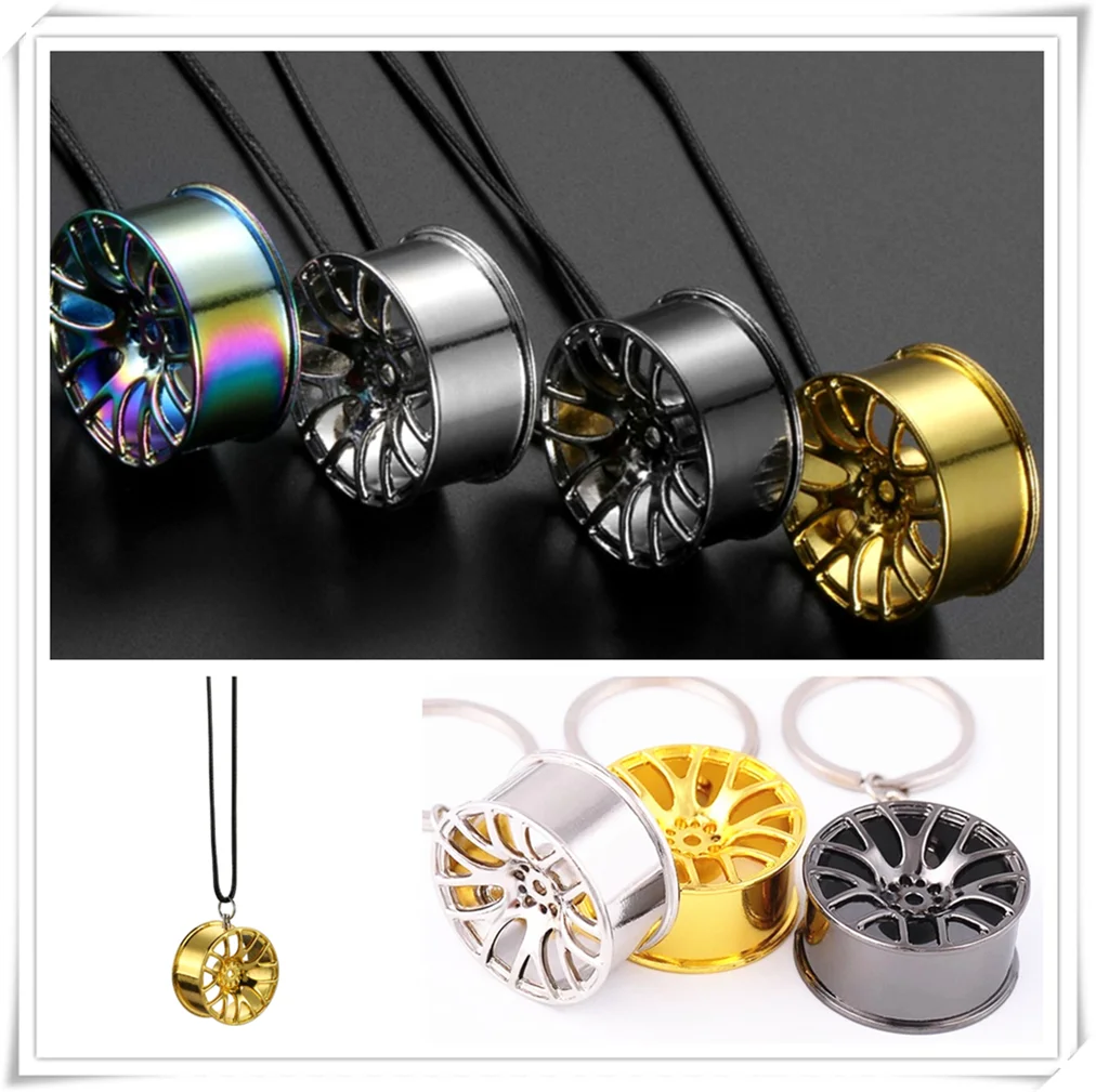 

Car Wheel Hanging Auto Mirror Decoration key chian keychian ring keyring for Peugeot Jeep Harley-Davidson Buick Bentley Scania