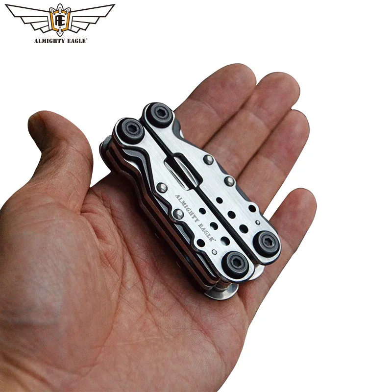 11 in one hand tool Screwdriver knife opener Mini Portable Stainless multitool fold pocket folding plier Outdoor Camping tools - Image 2