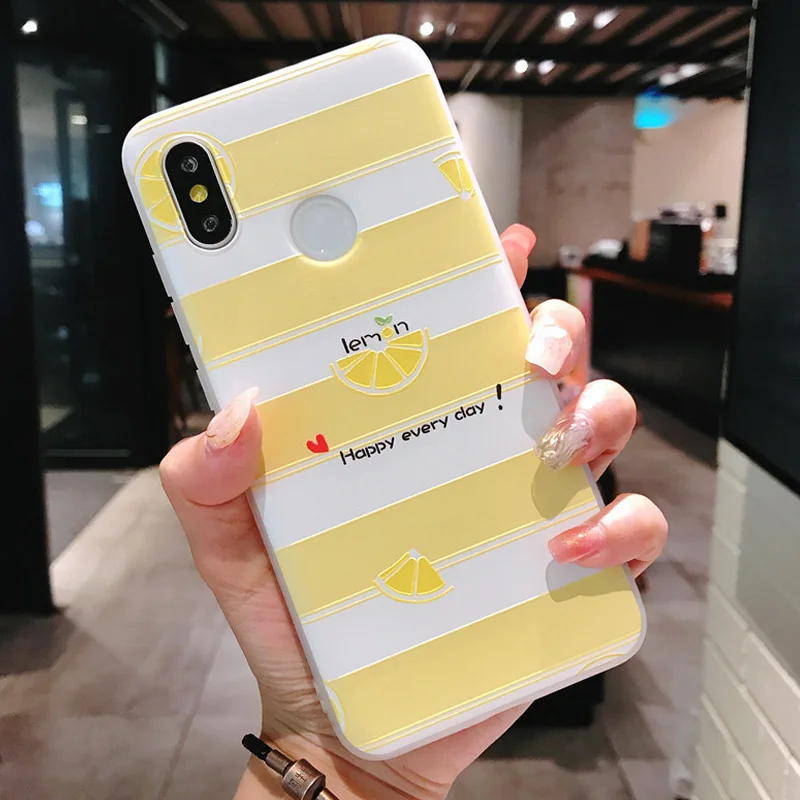 

WeeYRN Cute Transparent Soft Case Xiaomi mi 8 mi8 Funda 3D Relief Case Luxury Silicone TPU Matte Full Cover Xiaomi mi8 mi 8