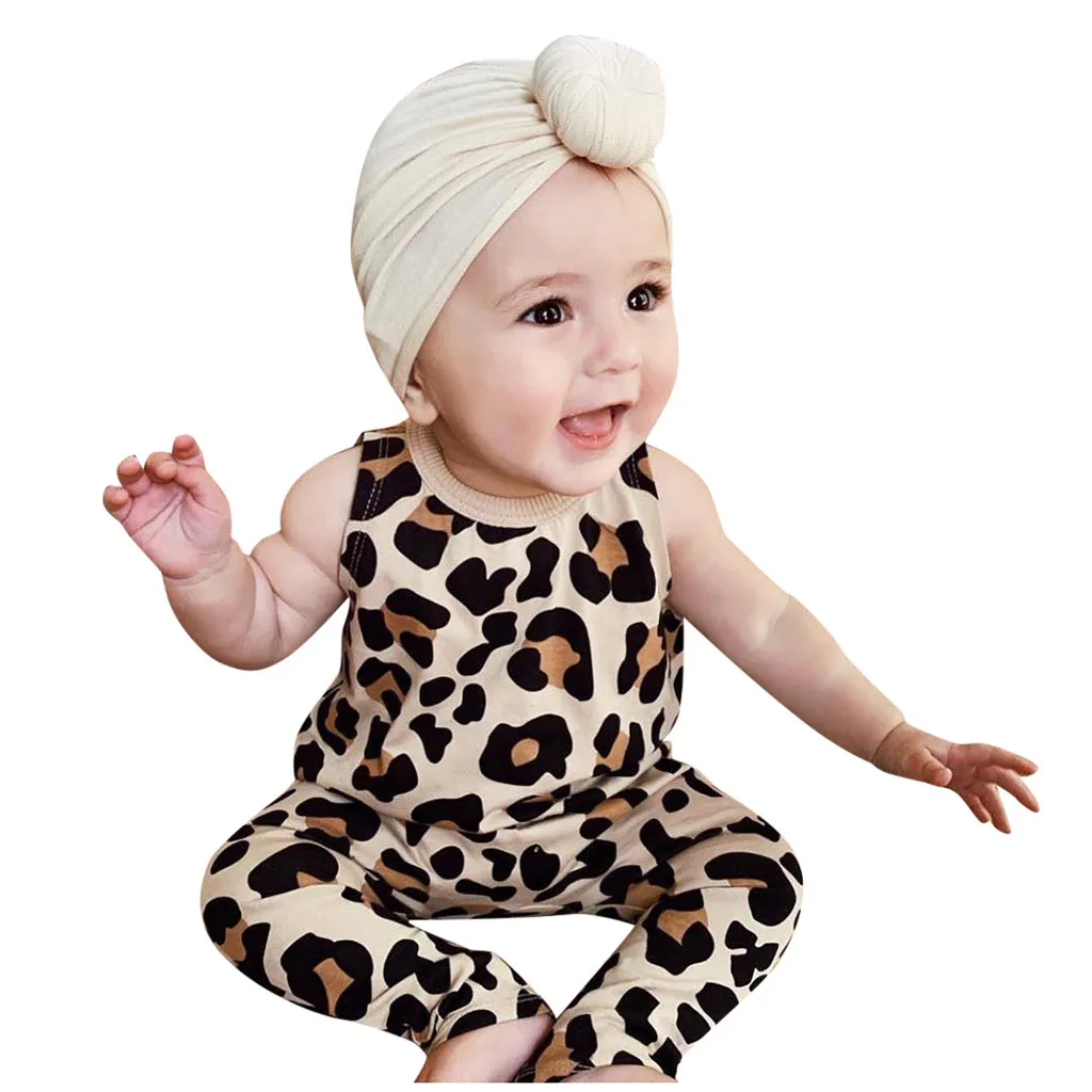 Осенняя одежда для маленьких мальчиков и девочек леопардовый комбинезон для новорожденных, Детский комбинезон для малышей, костюм