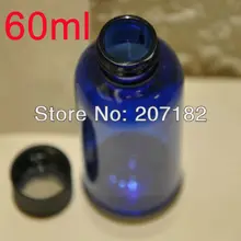 100 шт./лот) 60 мл прозрачная голубая бутылочка для животного, бутылка для жидкости, бутылка для лекарств, пластиковая бутылка